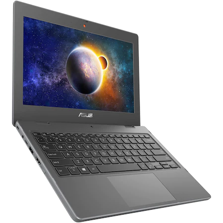 Laptop ultraportabil ASUS BR1100CKA-GJ0035R cu procesor Intel Celeron N4500, 11.6", HD, 4GB, 64GB eMMC, Intel® UHD Graphics, Windows 10 Pro, Dark Grey [5]