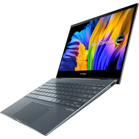 Laptop 2 in 1 ASUS ZenBook Flip 13 OLED UX363EA-HP521X cu proesor Intel® Core™ i7-1165G7, 13.3", OLED, Full HD, 16GB, 1TB SSD, Intel® Iris Xe Graphics, Windows 11 Pro, Pine Grey [5]