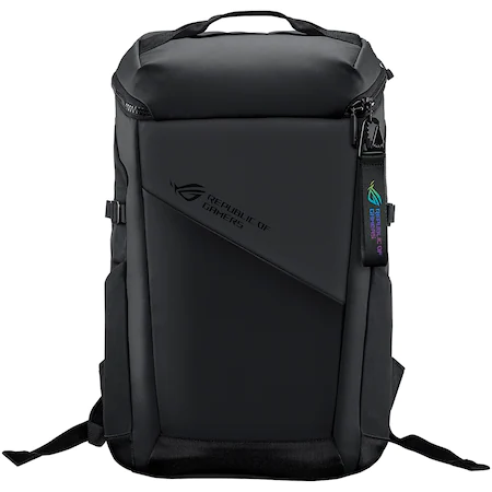 Rucsac laptop gaming ASUS 90XB06L0-BBP000 ROG Ranger BP2701, 17", rezistenta la apa si la zgarieturi, curea pentru bagaje, Negru [1]