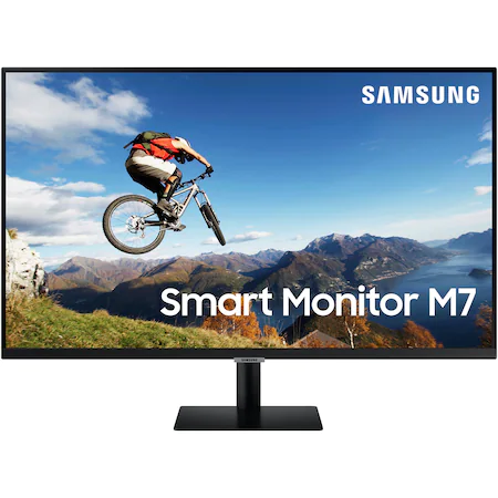 Monitor Smart LED VA Samasung 32" LS32AM700URXEN , 4K UHD, HDMI, FreeSync, Vesa, Negru [1]