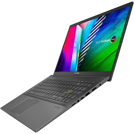 Laptop ASUS Vivobook 15 M513UA-L1297 cu procesor AMD Ryzen™ 5 5500U, 15.6", Full HD, OLED, 8GB, 512GB SSD, AMD Radeon™ Graphics, No OS, Indie Black [5]