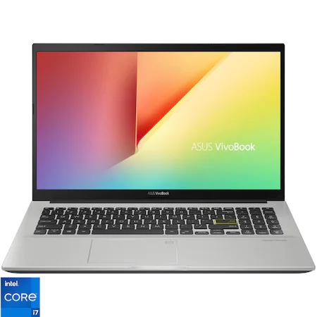 Laptop ASUS Vivobook 15 X513EA-BQ2887 cu procesor Intel® Core™ i7-1165G7, 15.6", Full HD, 8GB, 512GB SSD, Intel Iris Xᵉ Graphics, No OS, Spangle Silver [1]