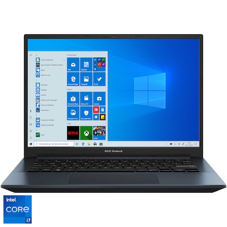 Laptop ultraportabil ASUS K3400PH-KM019T cu procesor Intel® Core™ i7-11370H, 14", OLED, 2.8K, 8GB, 512GB SSD, NVIDIA® GeForce® GTX 1650 4GB, Windows 10 Home, Quiet Blue [1]