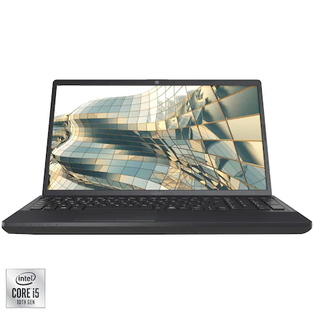 Laptop Fujitsu Lifebook A3510 cu procesor Intel Core i5-1035G1 pana la 3.60 GHz, 15.6", Full HD, 8GB, 256GB SSD, Intel UHD Graphics, No OS, Black, FPC04924BP [1]