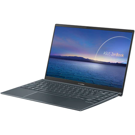 Laptop ultraportabil ASUS ZenBook 14 UM425QA-KI009T cu procesor AMD Ryzen™ 5 5600H, 14", Full HD, 8GB, 512GB SSD, AMD Radeon™ Vega 7 Graphics, Windows 10 Home, Pine Grey [5]