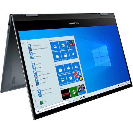 Laptop ASUS ZenBook Flip UX363EA-EM045R cu procesor Intel® Core™ i7-1165G7 pana la 4.7GHz, 13.3" Full HD, 16GB, 1TB SSD, Intel® Iris™ Plus Graphics, Windows 10 Pro, Pine Grey [2]