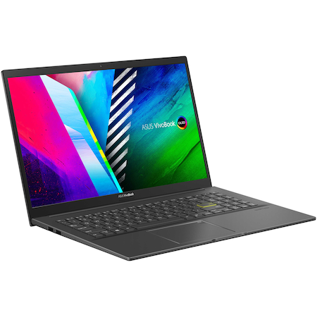 Laptop ASUS Vivobook 15 M513UA-L1297 cu procesor AMD Ryzen™ 5 5500U, 15.6", Full HD, OLED, 8GB, 512GB SSD, AMD Radeon™ Graphics, No OS, Indie Black [4]