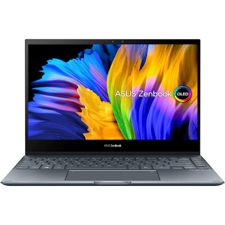 Laptop 2 in 1 ASUS ZenBook Flip 13 OLED UX363EA-HP521X cu proesor Intel® Core™ i7-1165G7, 13.3", OLED, Full HD, 16GB, 1TB SSD, Intel® Iris Xe Graphics, Windows 11 Pro, Pine Grey [11]