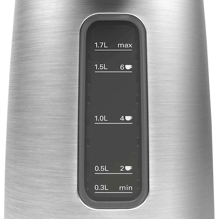 Fierbator Bosch DesignLine TWK5P480, 2400 W, 1.7 l, Argintiu [10]