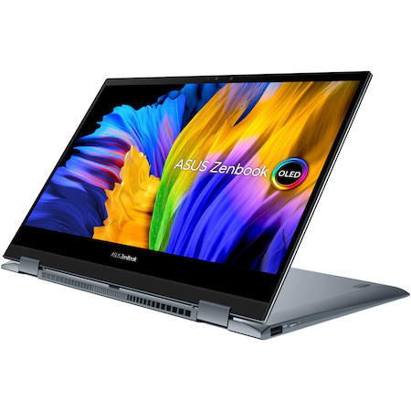 Laptop 2 in 1 ASUS ZenBook Flip 13 OLED UX363EA-HP521X cu proesor Intel® Core™ i7-1165G7, 13.3", OLED, Full HD, 16GB, 1TB SSD, Intel® Iris Xe Graphics, Windows 11 Pro, Pine Grey [7]