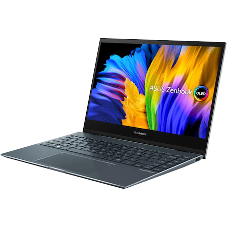 Laptop 2 in 1 ASUS ZenBook Flip 13 OLED UX363EA-HP539X cu proesor Intel® Core™ i7-1165G7, 13.3", OLED, Full HD, 16GB, 512GB SSD, Intel® Iris Xe Graphics, Windows 11 Pro, Pine Grey [8]