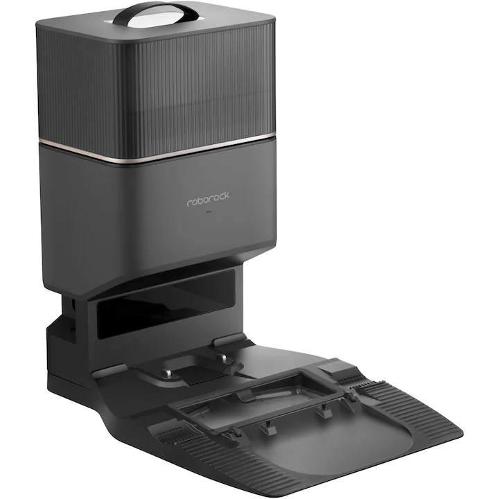 Robot de aspirare Roborock Q5 PRO+ , Q5PRP52-00, aspirator&mop&statie inteligenta de golire automata, 59 W, LiDAR, 5500 Pa, mapare 3D, 5200 mAh, recipient praf: 770 ml, negru [11]
