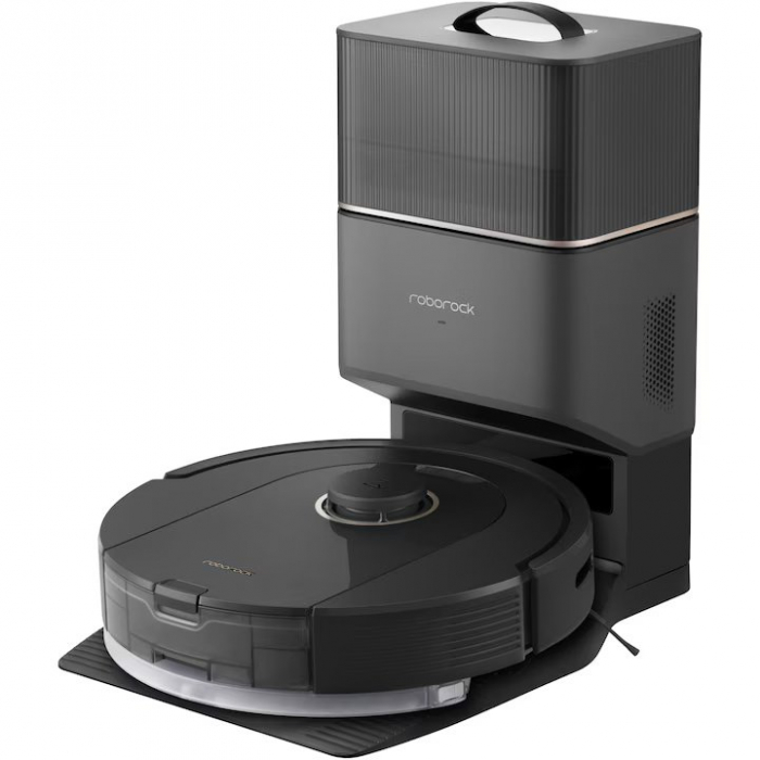 Robot de aspirare Roborock Q5 PRO+ , Q5PRP52-00, aspirator&mop&statie inteligenta de golire automata, 59 W, LiDAR, 5500 Pa, mapare 3D, 5200 mAh, recipient praf: 770 ml, negru [13]