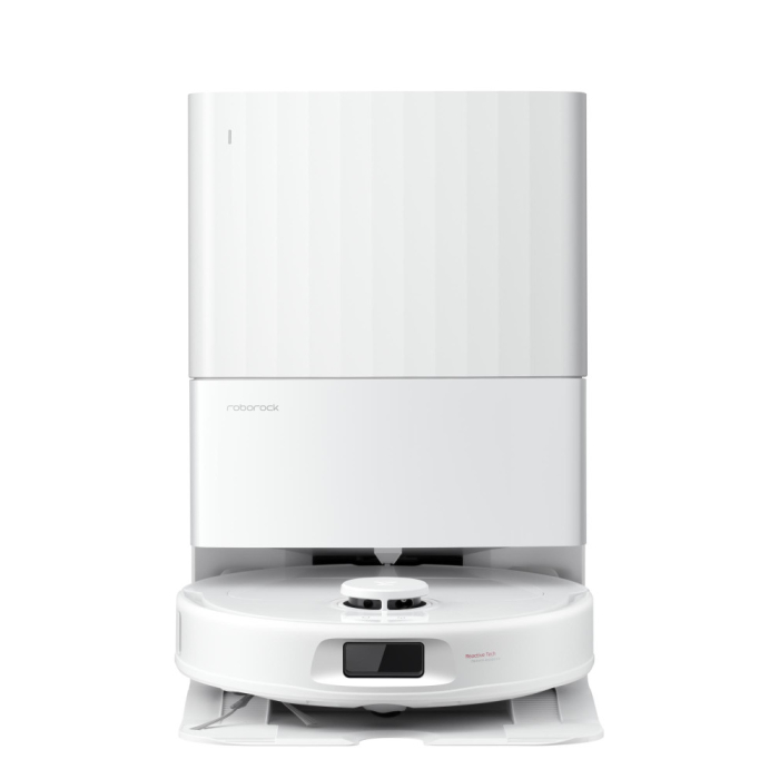 Robot de aspirare Roborock QR 798 W, aspirator si mop cu statie de golire automata, 10.000 Pa, baterie 5200 mAh, autonomie 180 min, navigatie AI, recipient praf 2.7L, Perie laterala anti-incalcire, perie principala anti-incalcire, SmartCleaning, alb [3]