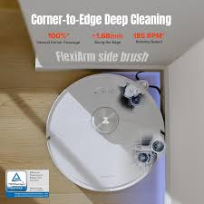 Robot de Aspirare Roborock S8 MaxV Ultra S8MVU02-00, aspirator si mop, mapare 3D, 5200 mAh, 10.000Pa, recipient praf 270 ml, recipient apa 100 ml, 60 W, 180 min autonomie,alb,  S8MVU02-00 [8]