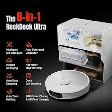 Robot de Aspirare Roborock S8 MaxV Ultra S8MVU02-00, aspirator si mop, mapare 3D, 5200 mAh, 10.000Pa, recipient praf 270 ml, recipient apa 100 ml, 60 W, 180 min autonomie,alb,  S8MVU02-00 [9]