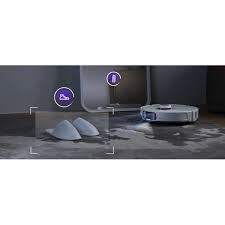 Robot de Aspirare Roborock S8 MaxV Ultra S8MVU02-00, aspirator si mop, mapare 3D, 5200 mAh, 10.000Pa, recipient praf 270 ml, recipient apa 100 ml, 60 W, 180 min autonomie,alb,  S8MVU02-00 [10]