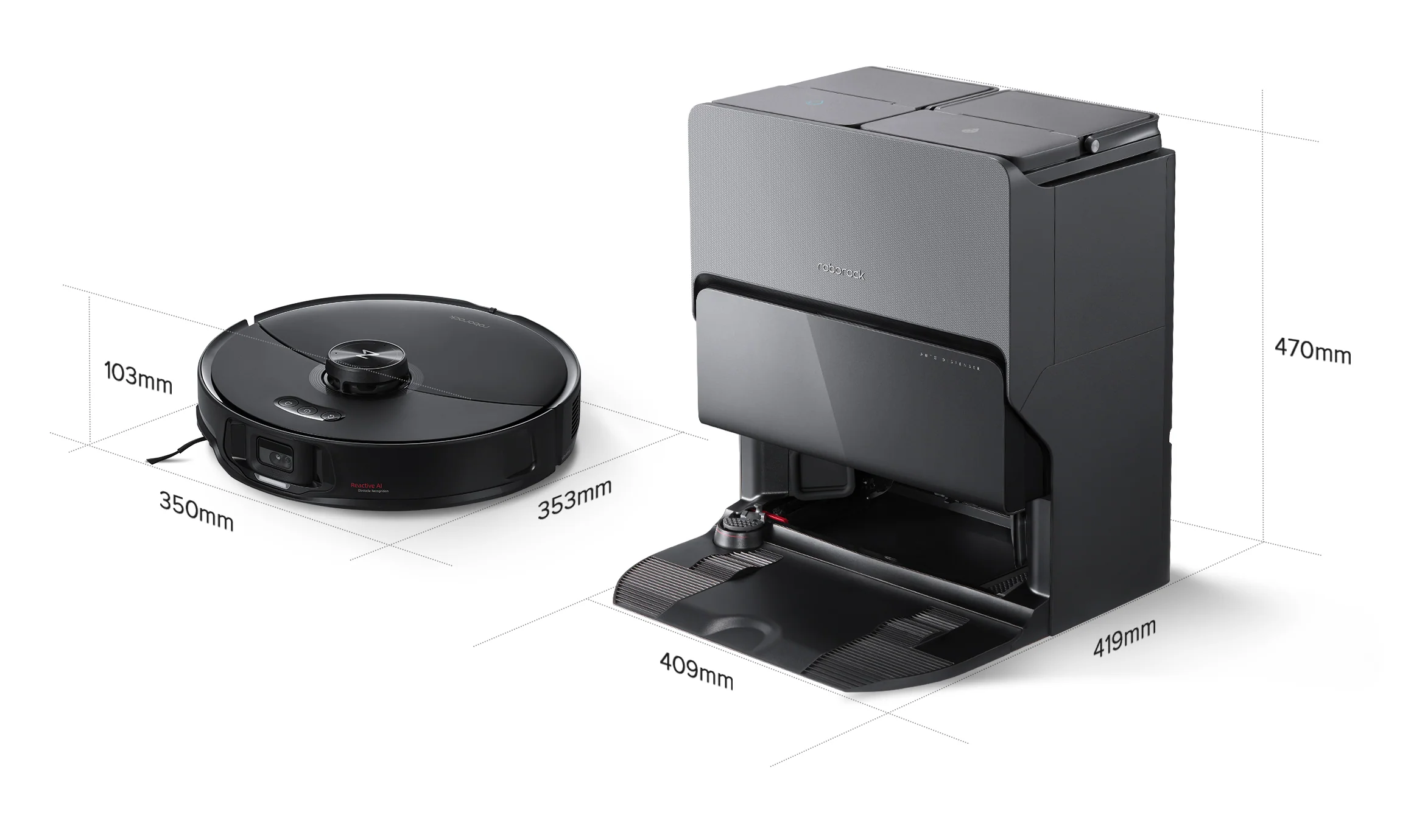 Robot de Aspirare Roborock S8 MaxV Ultra S8MVU52-00, aspirator si mop, mapare 3D, 5200 mAh, 10.000Pa, recipient praf 270 ml, recipient apa 100 ml, 69 W, 180 min autonomie, negru,S8MVU52-00 [6]