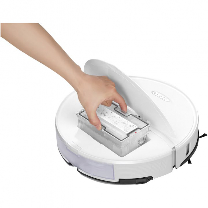 Robot de Aspirare Roborock S8, S802-00, aspirator si mop, 5200 mAh, 6000Pa, recipient praf 400 ml, 4 senzori, 4 harti, 69 W, 180 min autonomie, alb [10]
