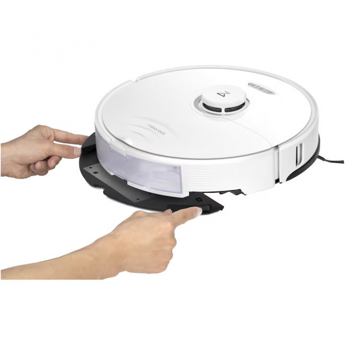 Robot de Aspirare Roborock S8, S802-00, aspirator si mop, 5200 mAh, 6000Pa, recipient praf 400 ml, 4 senzori, 4 harti, 69 W, 180 min autonomie, alb [11]