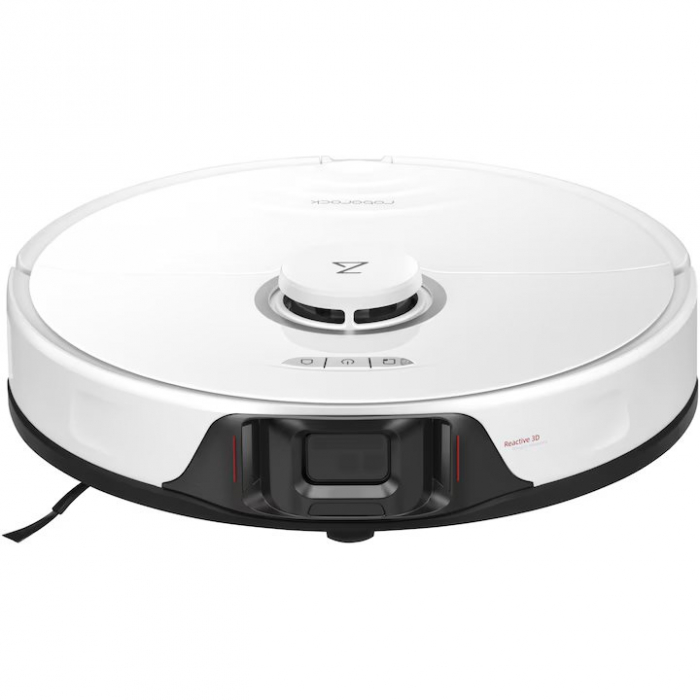 Robot de Aspirare Roborock S8, S802-00, aspirator si mop, 5200 mAh, 6000Pa, recipient praf 400 ml, 4 senzori, 4 harti, 69 W, 180 min autonomie, alb [2]