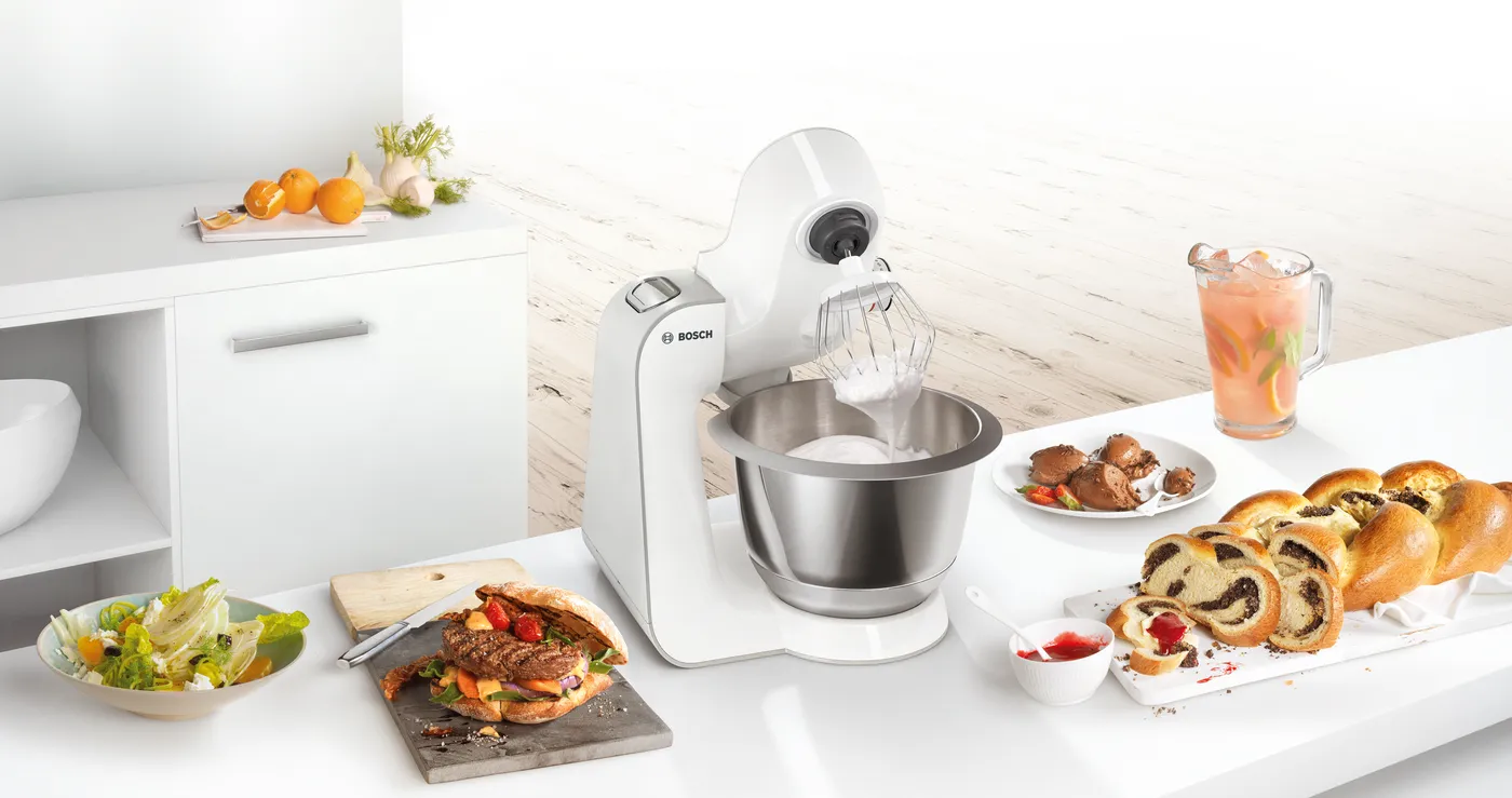 Robot de bucatarie BOSCH MUM58259, vas 3.9l, blender 1.25l, 1000W, 7 trepte viteza, alb-argintiu [4]
