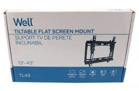 Suport TV de perete Well TL43-WL, reglabil, 13"-43" [3]