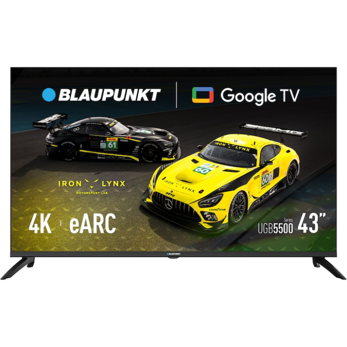 Televizor Blaupunkt LED 43UGB5500S, 109 cm, Smart Google TV, 4K Ultra HD, Clasa G [2]