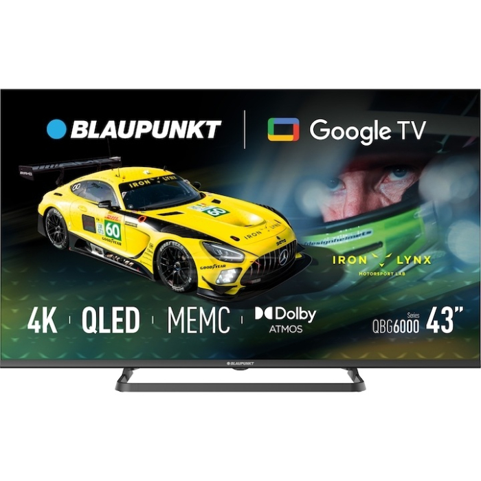 Televizor Blaupunkt QLED 43QBG6000S, 109 cm, Smart Google TV, 4K Ultra HD, Clasa G [1]