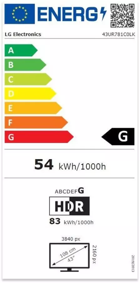 Televizor LED LG 43UR781C0LK, 108 cm, 4K Ultra HD, Smart TV, WebOS, VESA 200 X 200, Clasa G [5]