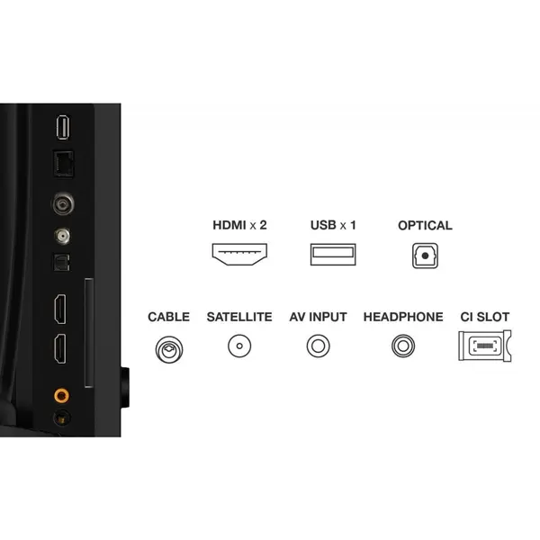 Televizor QLED TCL 80 cm (32") 32V4C, HD Ready, Smart TV, WiFi, CI+ [5]