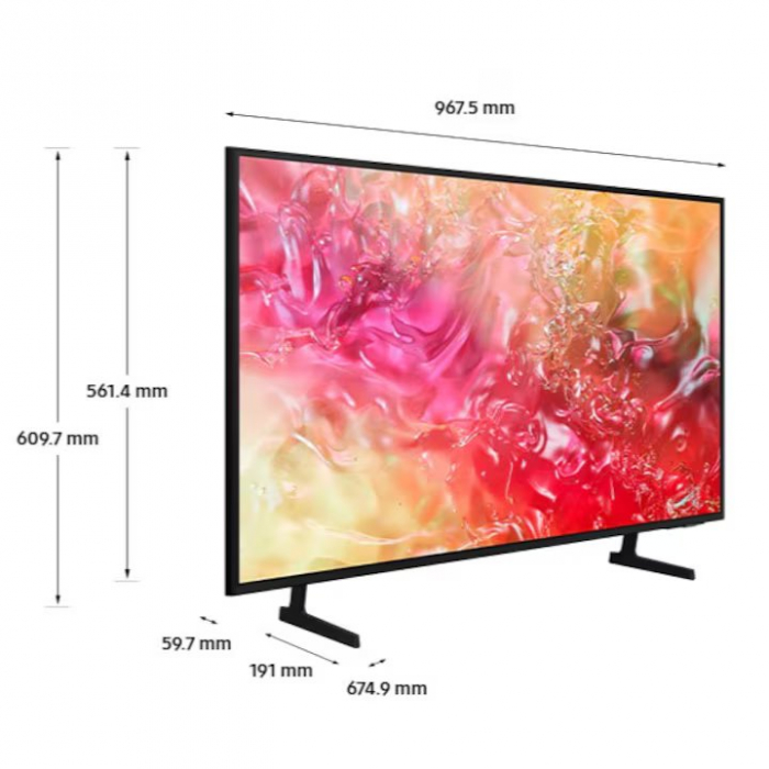 Televizor SAMSUNG LED 43DU7172, 108 cm, Smart, 4K Ultra HD, Clasa G (Model 2024) [7]
