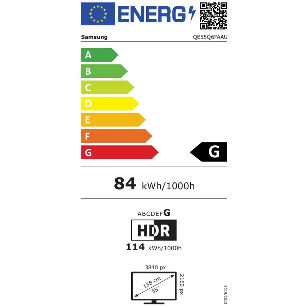 Televizor SAMSUNG QLED 55Q6F, 138 cm, Smart, 4K Ultra HD, Clasa G [7]