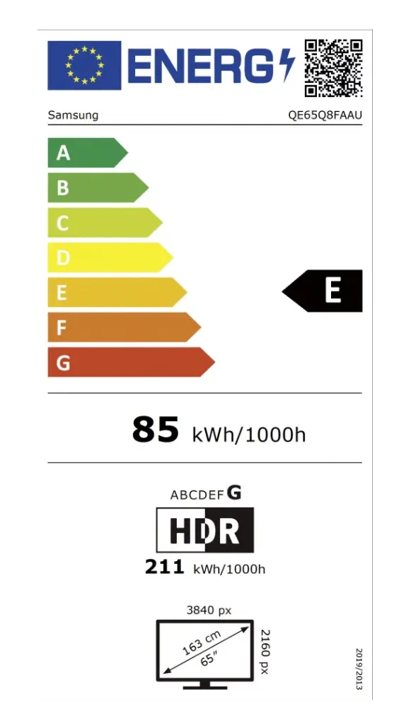 Televizor SAMSUNG QLED 65Q8F, 163 cm, Smart, 4K Ultra HD, Clasa E (Model 2025) [7]