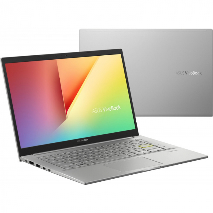 Ultrabook ASUS 14'' VivoBook 14 K413EA-EB1475, FHD, Procesor Intel® Core™ i5-1135G7, 8GB DDR4, 512GB SSD, Intel Iris Xe, No OS, Transparent Silver [1]