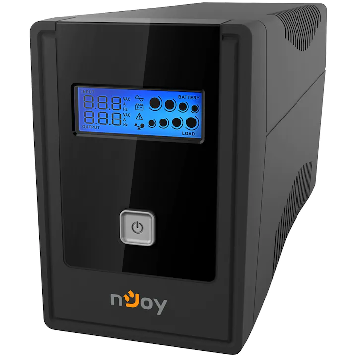 UPS NJOY Cadu 650 UPCMTLS665TCAAZ01B, 600VA/360W, Line Interactive, AVR, Auto-Restart, Ecran LCD [2]
