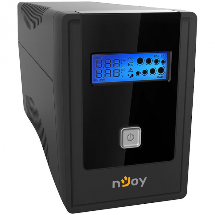 UPS NJOY Cadu 650 UPCMTLS665TCAAZ01B, 600VA/360W, Line Interactive, AVR, Auto-Restart, Ecran LCD [3]