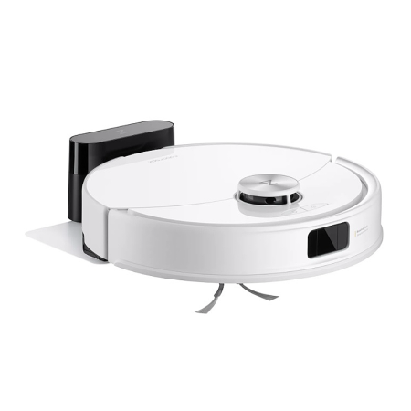 Aspiratoare - Aspirator robot Roborock Q10 VF Q10VF02-00, Aspirare uscata si cu spalare, Recipient praf 0.5l, Recipient apa 0.25l, 10000 Pa, Senzor LiDAR, Alb