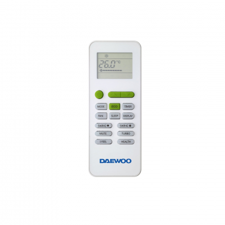 Aparat de aer conditionat Daewoo 9000 BTU, WI-FI, A++, Filtre cu ioni de argint, Eco Mode, iFeel, DAC-09CHSDB-NK, Negru [3]