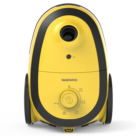 Aspiratoare si accesorii - Aspirator cu sac Daewoo RC-410Y-3, 700 W, capacitate sac hartie 2.5 litri, cotrol putere variabil, tub telescopic, furtun rotativ 360 grade, perie standard + accesorii pentru tapiterie si locuri ingus