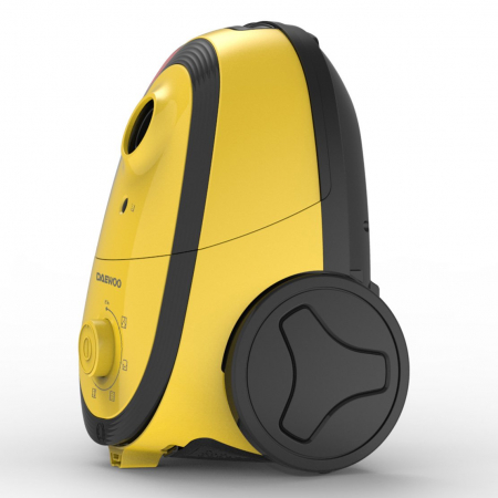 Aspirator cu sac Daewoo RC-410Y-3, 700 W, capacitate sac hartie 2.5 litri, cotrol putere variabil, tub telescopic, furtun rotativ 360 grade, perie standard + accesorii pentru tapiterie si locuri ingus [2]