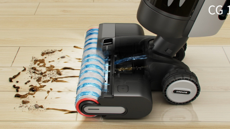 Aspirator vertical Dreame HHR27C, 300 W, Autonomie 40 min, 900 ml, Negru [10]