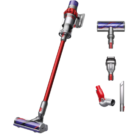 Aspiratoare - Aspirator vertical Dyson V10 Origin, 0,77 l, până la 60 min, roșu/argintiu, 421044-18-02