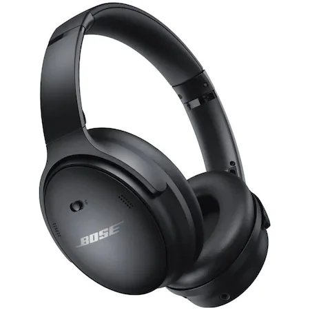Casti Audio Over the Ear Bose QuietComfort 45, Wireless, Bluetooth, Noise cancelling, Microfon, Autonomie 24 ore, Negru, 866724-0100 [3]