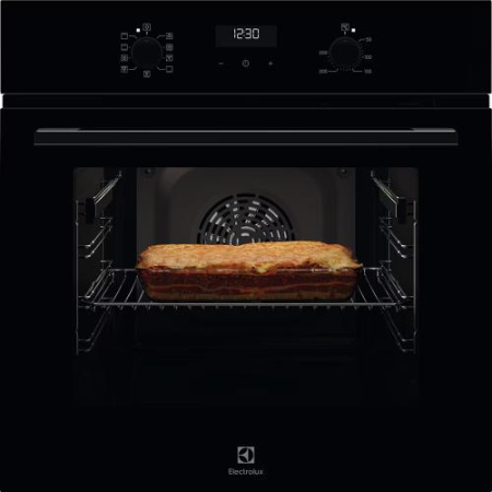 Cuptoare Incorporabile - Cuptor incorporabil ELECTROLUX EOF5C50BZ, Electric, Autocuratare catalitica, 65 l, Clasa A, negru