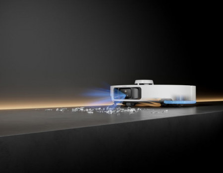 Dreame L40s Pro Ultra aspirator robot 11.000Pa, mop rotativ cu ridicare 10,5 mm, perie laterală extensibilă, navigație AI cu LDS+RGB+LED, stație 4-în-1 (golire, spălare, uscare, reumplere), baterie 5200mAh, autonomie 194 min, control smart, alb RLL74CE-WH [17]