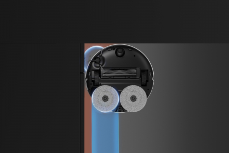 Dreame L40s Pro Ultra aspirator robot 11.000Pa, mop rotativ cu ridicare 10,5 mm, perie laterală extensibilă, navigație AI cu LDS+RGB+LED, stație 4-în-1 (golire, spălare, uscare, reumplere), baterie 5200mAh, autonomie 194 min, control smart, alb RLL74CE-WH [7]