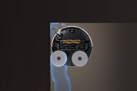 Dreame L40s Pro Ultra aspirator robot 11.000Pa, mop rotativ cu ridicare 10,5 mm, perie laterală extensibilă, navigație AI cu LDS+RGB+LED, stație 4-în-1 (golire, spălare, uscare, reumplere), baterie 5200mAh, autonomie 194 min, control smart, alb RLL74CE-WH [5]