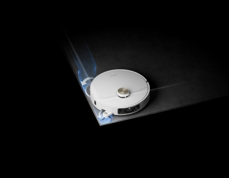 Dreame L40s Pro Ultra aspirator robot 11.000Pa, mop rotativ cu ridicare 10,5 mm, perie laterală extensibilă, navigație AI cu LDS+RGB+LED, stație 4-în-1 (golire, spălare, uscare, reumplere), baterie 5200mAh, autonomie 194 min, control smart, alb RLL74CE-WH [0]