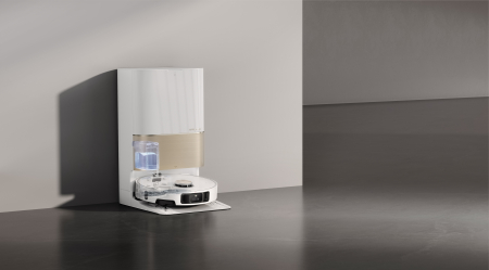 Aspiratoare - Dreame X40 Ultra Complete aspirator robot 12.000Pa, mop dual cu ridicare 10,5mm, perie laterală extensibilă, navigație AI cu LDS+RGB+3D, stație 4-în-1 (golire, spălare, uscare, reumplere), baterie 6400mAh, autonomie 260min, control smart , alb  RLX63CE-2-WH